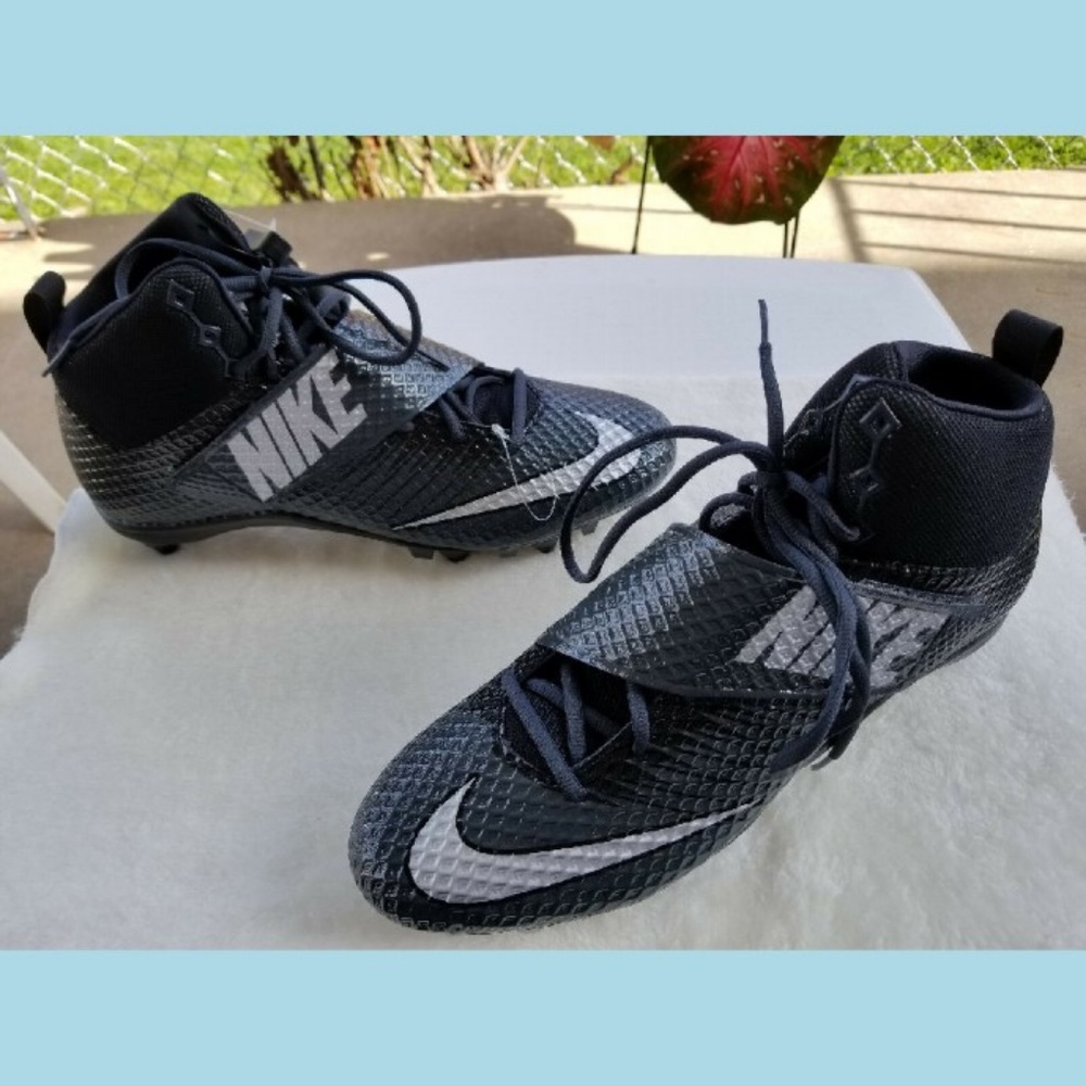 NWT Nike Strike Pro Cleats Size 14 Black white